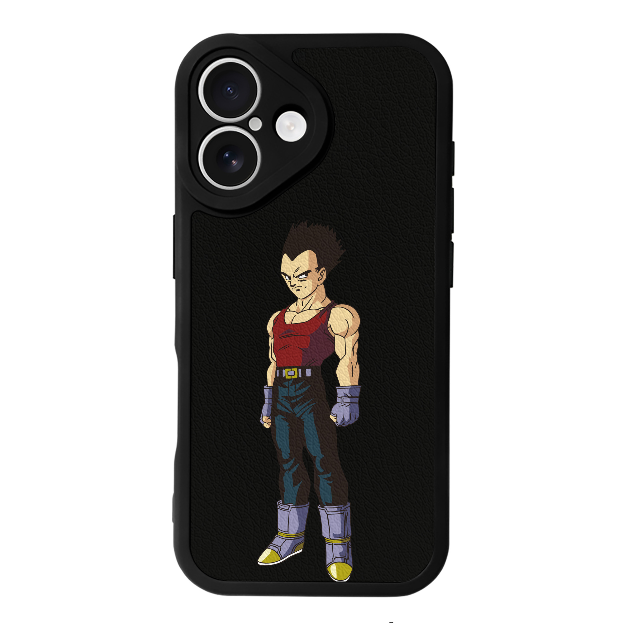 （画像用） ドラゴンボール ベジータ四世（Bejīta Yonsei）DRAGON BALL Vegeta IV 【iPhone 16シリーズ対応】シリコンスマホケース（レザー調） 材質：シリコン